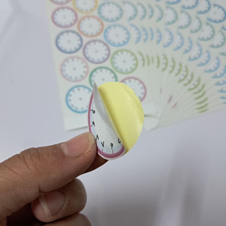 ساعت آموزشی برچسب ساعت پک ۱۴ عددی
